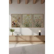 Wallxpert Slika Huhu711, 50 x 70cm, 3 dela