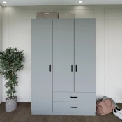 Hanah Home Garderober Yaman Luna 1600-037, 120x181x45 cm, Sivi