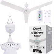 shumee Cronos FC11-90 stropni ventilator 90 cm bel z daljinskim upravljalnikom