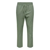 Only & Sons Hlače Linus Crop 0007 zelena