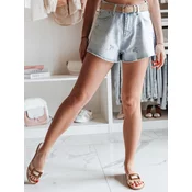 Spodenki damskie jeansowe SPARKLOVE niebieskie Dstreet