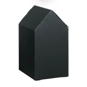 Rayher. Škatle iz kartona, Hiške, črne, 7.5x7.5x14cm, set 6