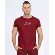 Fit moška majica Vinsko Rdeča