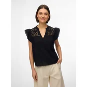 Vero Moda Bluza Line 10347292 Črna Regular Fit