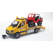 Bruder Kamion MB Sprinter transporter sa džipom 02535