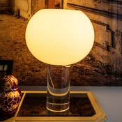 Namizna svetilka Foscarini Buds 3, bela, steklo, plastika, E27 - Dnevna soba/jedilnica - Dizajn