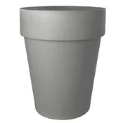 Plastični cvetlični lonček Sequoia SLIM palma 29 cm SIVA betonska