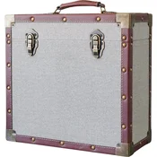 Steepletone 12 Inch Kufor na LP platne 1 Grey/Faux Leather