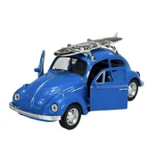 shumee WELLY VW VOLKSWAGEN BEETLE Z ARMATURNO PLOŠČO MODREGA RAZMERJA 1:34 42343