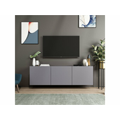 Antracitno siva TV omarica 150x44x31 cm White – Kalune Design