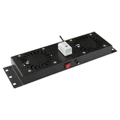 shumee Lanview 2 ventilatorja, analogni termostat, modul ventilatorja z vtičem za Združeno kraljestvo, RAF115BL-UK