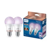 Komplet od 2 prigušive LED RGB sijalice Philips SMART A60 E27/12,5W/230V 2200-6500K