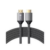 SATECHI 8K Ultra HD High Speed HDMI Braided cable 2m - Black