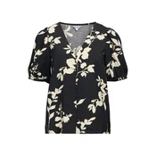 OBJECT Bluza OBJJacira  svetlo bež / črna