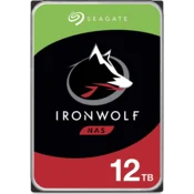Seagate NAS HDD IronWolf notranji trdi disk 12 TB 7200 RPM 256 MB 3.5 Zaporedni ATA III