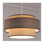 Luster na sajli GRACE 1xE27/60W/230V precnik 40 cm bež/braon