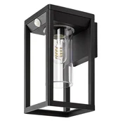 RABALUX Zernest Spoljna senzor zidna lampa, IP54, E27, 15W, Crna