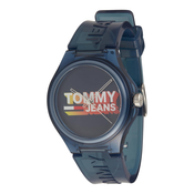 Tommy Jeans Analogni sat, mornarsko plava / bijela / crvena / senf