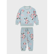 Sinsay - Komplet od žerseja Minnie Mouse - green spruce