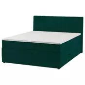 Boxspring Krevet Nikol 160/200 cm , tamnozelena