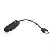 EWENT adapter USB 3.0 v SATA za 2.5 SSD/HDD, črn