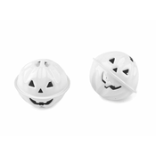 Noč čarovnic z bučami O30, 40 mm - (O40 mm) bela (2 kosa)