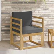 2 Komad Set vanjskih sofa Poliester Bijela i Antracit