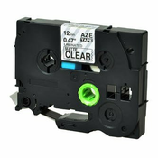 Kompatibilen trak za Brother TZe-M31/TZ-M31/PT/P-Touch 12mm - črn izpis/mat prozoren trak