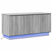 Vidaxl TV omarica Siva Sonoma 100 x 38 x 49 cm Konstruiran les