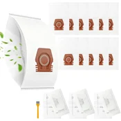 INF Komplet 12 vrečk za prah, združljivo z Miele in Guard1 Hoover White+Brown, (5000286677)