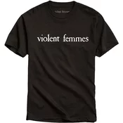 Violent Femmes White Vintage Logo Black L Majica