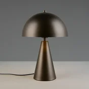 Trio Lighting Namizna svetilka Alfie, platinasta barva, višina 43 cm, kovina, E27 - Dnevna soba/jedilnica