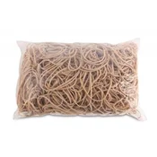 Gumice za pisarniške izdelke 80 mm 1 kg naravne barve