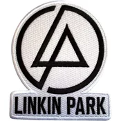 Linkin Park Concentric Text Logo Iron-On Patch White
