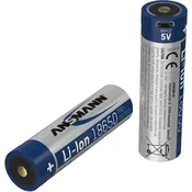 ANSMANN Ansmann 18650-3\,4 USB-C® akumulator 18650  Li-Ion 3.7 V 3400 mAh, (20438818)