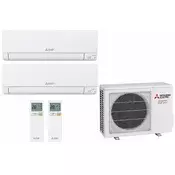 Mistubishi multisplit dvojček 2 x MSZ-BT25VGK2-E1 2,5kw/MXZ-2F53VF4-E1 5,3kw z montažo - Mitsubishi