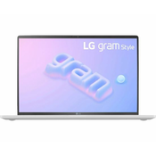 LG - gram Style 14” Laptop - Intel Evo Platform 13th Gen Intel Core i7 with 16GB RAM - 512GB NVMe SSD - White