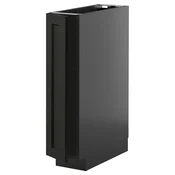 METOD Podni element s policama, Crnosiva/Lerhyttan crno bajcovano, 20x60 cm