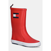 Tommy Hilfiger Gumijasti škornji Flag Rain Boot T3XC-33923-0047 S Rdeča