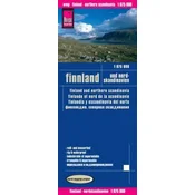 E.I. Finska in severna Skandinavija 1:875.000. Vodoodporen cestni in turistični zemljevid. Izdaja 2023.