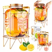 shumee Kozarec s pipo za limonado, sokove, alkohol, pijače, vodo, karafa 5l + stojalo