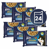 Vrečke FELIX Sensations trska, sardine v korenčkovi omaki 24x85 g