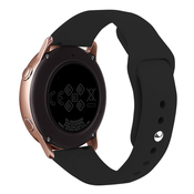 Silikonski pas za uro Huawei watch GT4 41mm/Garmin Venu 3S/Forerunner 265S/255S/Garmin Venu 2S/Vivomove 3S/Vivoactive 4S - črn