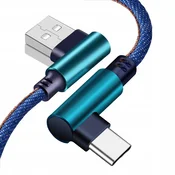 USB-C KABEL ZA HITRO POLNJENJE 2 m, NAKIT 90°