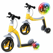 Momi Elios Scooter-Balance bike za decu 2u1- Žuti