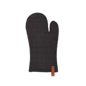 Oven mitt, 18 x 32 cm, Havana, Black - Tiseco