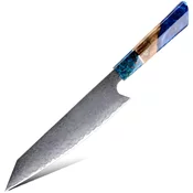 Damaskus kuhinjski nož Saltama - Kiritsuke / Modra KP20094