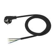 shumee PRIKLJUČNI KABEL S KOTNIM VTIČKOM 3*1 Ohm ŻO 5M ČRN