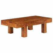 Stolic za kavu 100x50x30 cm bagremovo drvo s premazom boje meda