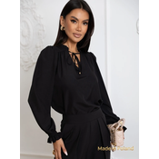 Resti Womens blouse with decorative neckline Frankie
